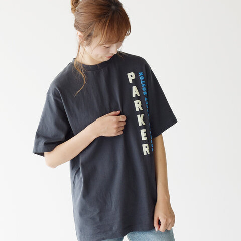 Shinzone|ロゴプリント 半袖 Tシャツ RESCUE TEE PARKER TEE ゆったりシルエット 20SMSCU63 20SMSCU64 シンゾーン