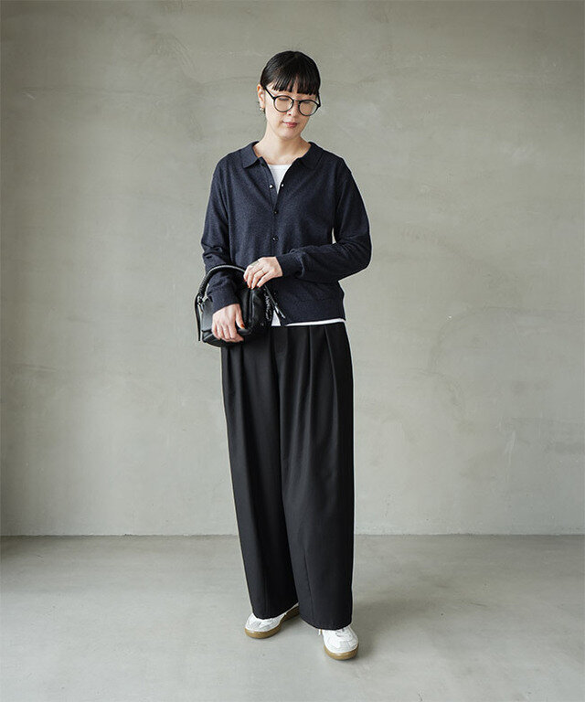 身長:165cm / カラー:77 DARK NAVY/着用サイズ:38