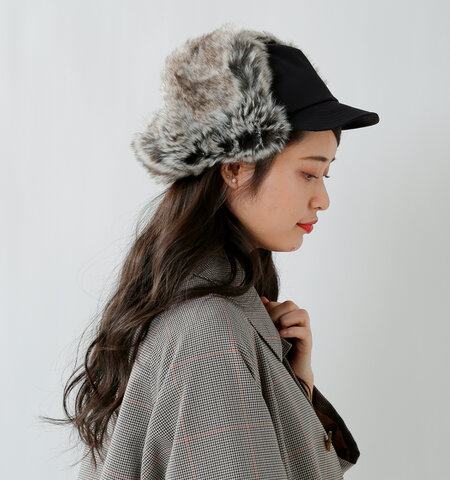 Nine Tailor|2wayファー付きキャップ“Outside cap” n-282-rf
