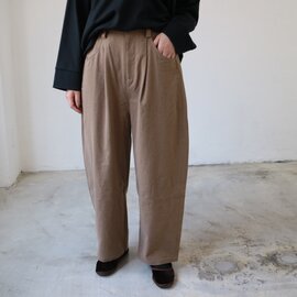 YARRA|綿麻起毛ワイドパンツ YR-224-223