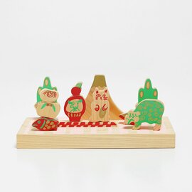fujisen|1月 遊び飾り。お正月 冬 木製製品 インテリア 雑貨 積み木 おもちゃ 日本製 ギフト プレゼント fujisen