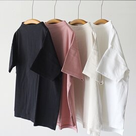Commencement|ボトルネック 半袖 Tシャツ Bottle neck ss tee C-187 コメンスメント