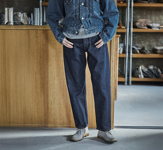 orSlow|orslow オアスロウ SHORT LENGTH 105 90'S DENIM ONE WASH (*ZIPPER FLY) ショートレングス デニム パンツ 00-1050WZ-81