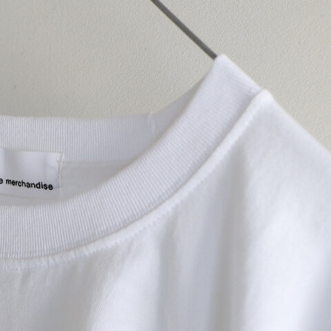 note & moderate merchandise ｜H/Sフレンチグリーティング ワイドTシャツ "bonjour"