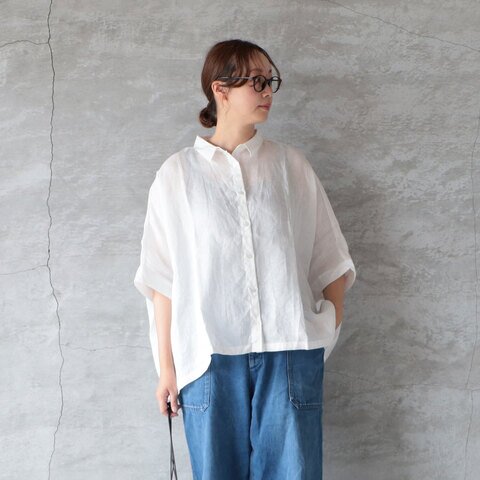 setten|リネンワイドシャツ