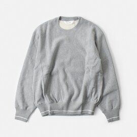 DIGAWEL｜コットン リバースウィーブ スウェットシャツ “Reverse weave Sweatshirt” dwwb025-tr