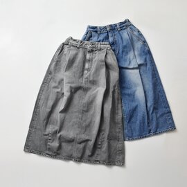 Brocante|12ozリングデニム アンプリッセ スカート 37-0304c-5c