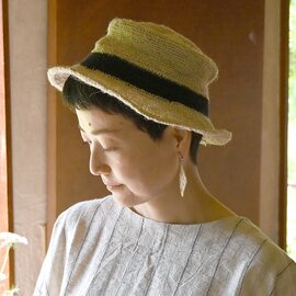 sisam|アローコットンベルトハット【母の日ギフト】【日除け】【手編み帽子】