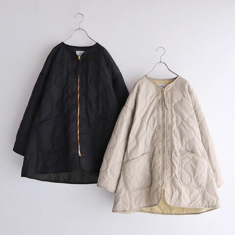 kha:ki|MIL QUILT ZIP UP JACKET