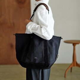 HAIDA|ウォッシュドキャンバス×スエード ポリMサイズ WASHED CANVAS×SUEDE POLY 鞄 バッグ トート ハイダ
