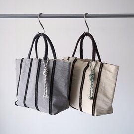 beej|ループライン ビッグトートバッグ ロープタッセル付き ストライプ柄 鞄 Loop line Big totebag PWMI-IT-005 ビージ