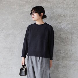 BLUE LAKE MARKET|ロールアップカノコ編ニット