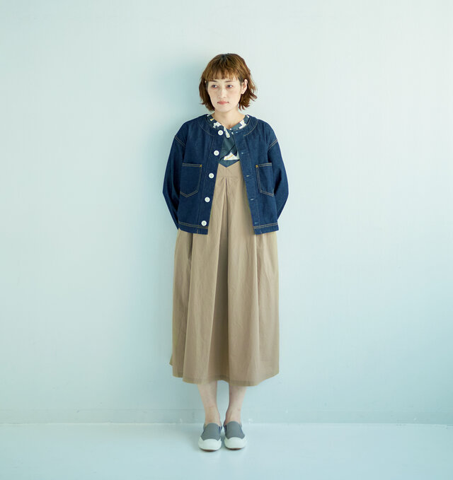 モデル160cm 着用サイズ:0(BEIGE)
