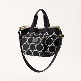 Folna|ドットエンブロイダリー 2WAYガーデントートバッグ
