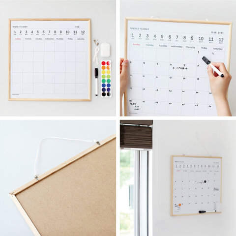 KIKKERLAND｜White Board Calendar/ホワイトボード/カレンダー