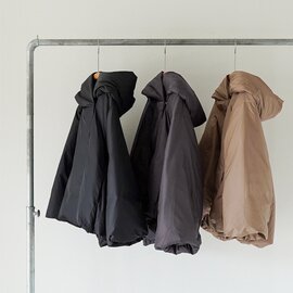 mizuiro ind|フーデッド ワイド ダウン ジャケット アウター hooded wide dawn JK 3-27930023 ミズイロインド