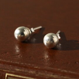 カレンシルバー|オフィスでもデイリーでも使える 丸玉0.6mm スタッド ピアス kurashisha