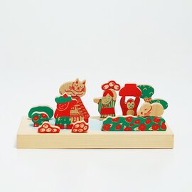 fujisen|2月 遊び飾り。節分 冬 木製製品 インテリア 雑貨 積み木 おもちゃ 日本製 ギフト プレゼント fujisen