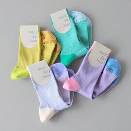 meri ja kuu|color grass 細ボーダーソックス【DM便発送可能】