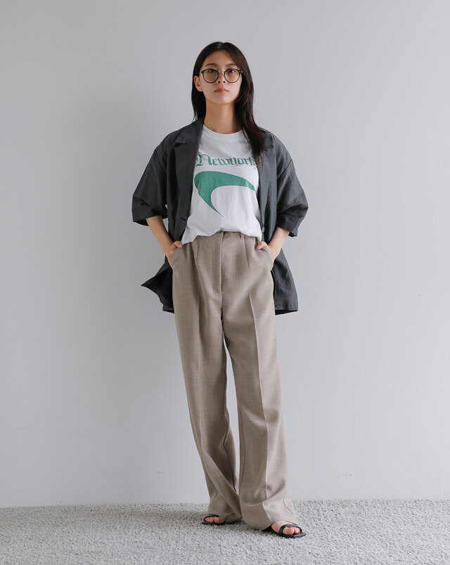 model yukino:163cm / 43kg
color : green / size : F