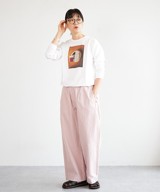 身長:165cm/着用カラー:WHITE/着用サイズ:FREE