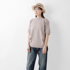soglia｜コットン フィット シームレス ニット Tシャツ cottonfit-s-k-tshirt-tr
