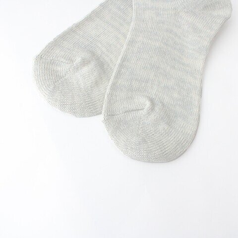 WHITE MAILS｜MIDDLE GAUGE PAPER WIDE RIB SOCKS【UNISEX】【ギフト】【母の日ギフト】