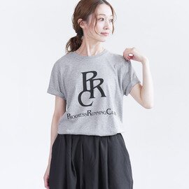 PROGRESS RUNNING CLUB|BADGE LOGO T トップス カットソー Tシャツ 半袖 レディース メンズ ユニセックス prc-25sswh2