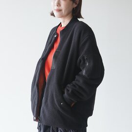 TAION|リバーシブル MA-1 フェイク ウール ダウンジャケット ジャパンスペシャル ユニセックス MA-1 FAUX WOOL DOWN JACKET TAION-JK02JS-1 タイオン