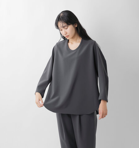 NO CONTROL AIR|へヴィーダブルクロス ラウンドヘム プルオーバー sn-nc1606po-tr