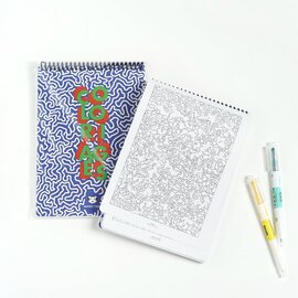 PAPIER TIGRE|大人の塗り絵 カラーリング ノートブック デザイン グラフィック ギフト プレゼント COLORING NOTEBOOK ptcola5 パピエ ティグル