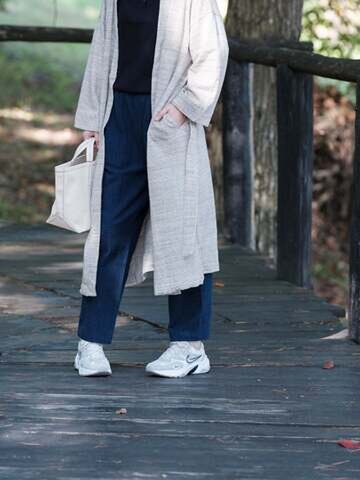 yohaku|備後節織 厚地 テーパードパンツ