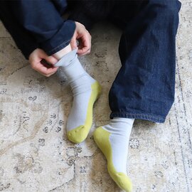 biollne｜足底パイル編みソックス オーガニックコットン 靴下 母の日 
