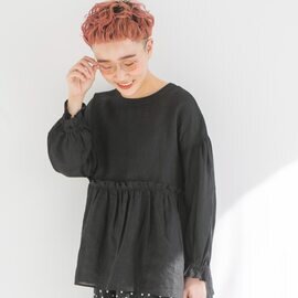 TUTIE.|【yukaさんコラボ】リネンフリルギャザーブラウス |再販売