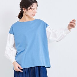 TUTIE.|コットン天竺ボリュームスリーブプルオーバー