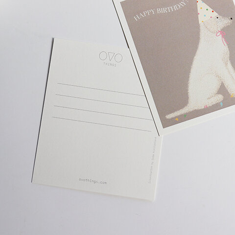 OVO Things｜Happy Birthday Card【クリックポスト対応】