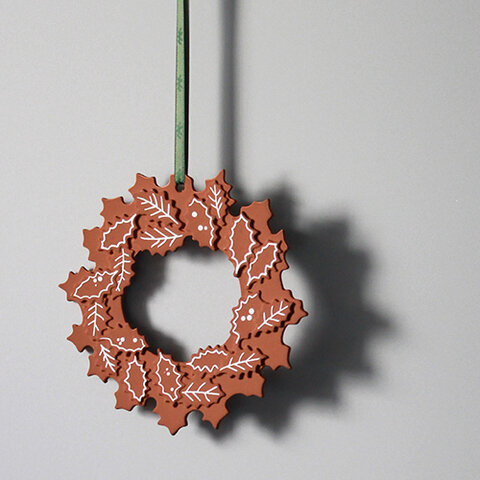 KAHLER|ケーラー ジンジャーブレッド ガーランド クリスマスギフト