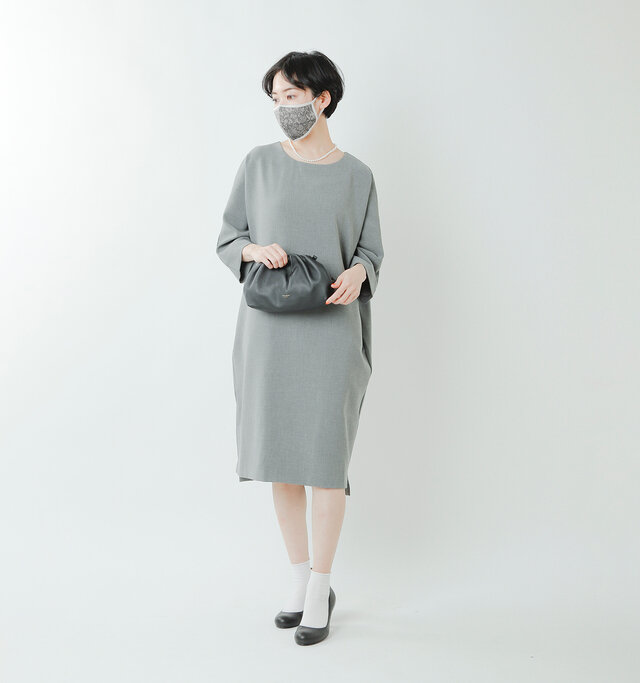 model saku:163cm / 43kg
color : RachelGray / size : one