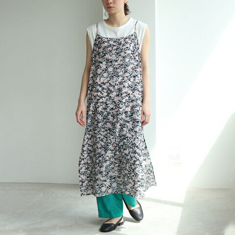 Yuni コットン キュプラ Blooming Print Camisole ワンピース 1701op Yuni ユニ キナリノモール Yuni コットン キュプラ Blooming Print Camisole ワンピース 1701op Yuni ユニ キナリノモール