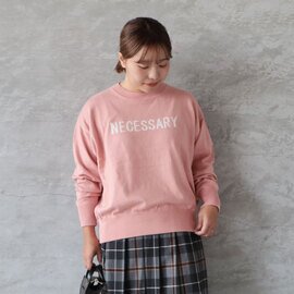 Bliss bunch|綿ジャガードロゴプルオーバー pink