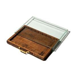 PUEBCO｜GLASS DISPLAY CASE WITH VINTAGE DRAWER