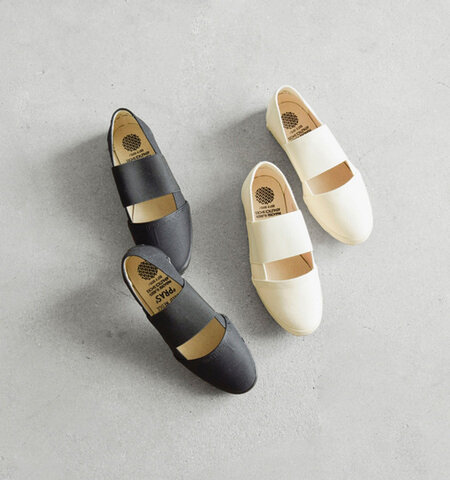 “PRAS”|コットン 10号児島帆布 コンフィー スリッパ pras-cf03-fn