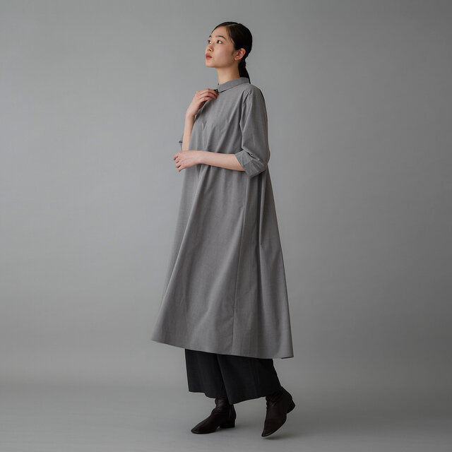 model:168cm color:ライトグレー