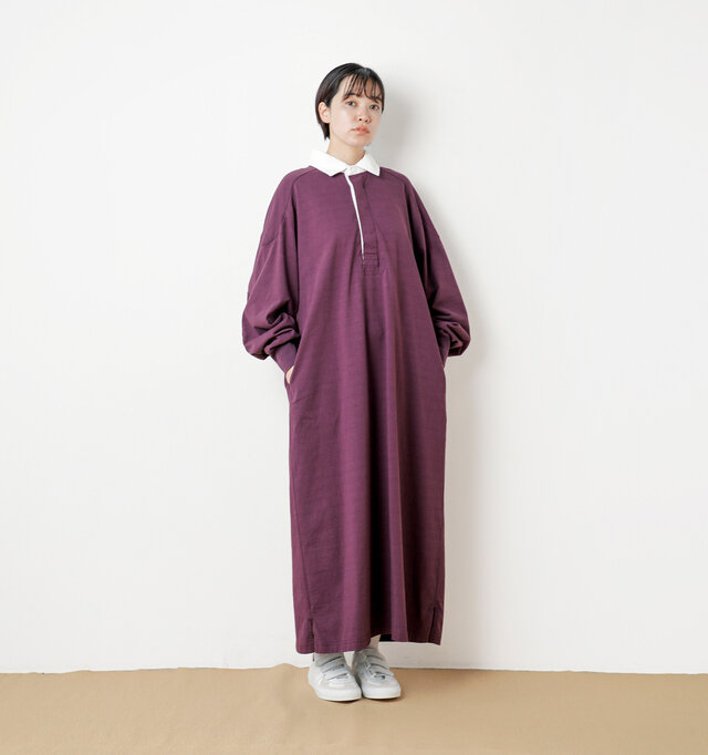 model saku：163cm / 43kg 
color : purple / size : F