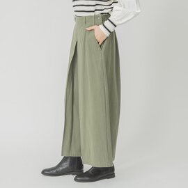 TUTIE.|コットンツイル起毛センタータックパンツ