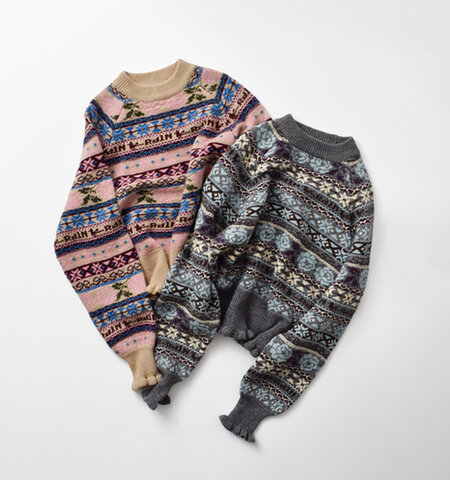RHODOLIRION|フェアアイル セーター “Fair Isle Sweater” rv1059-nk