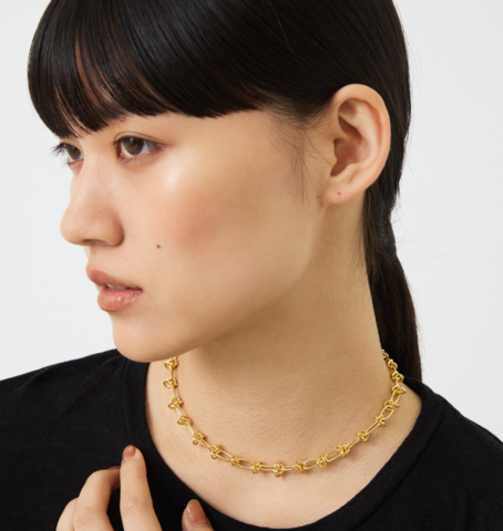 quip queint｜oval sway choker 　シルバー925　チョーカー　ネックレス