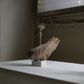 saisei|saisei (再生) driftwood flower vase cement 無塗装