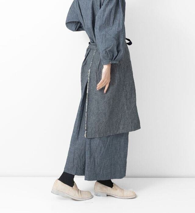 col:CHAMBRAY , model : 162cm