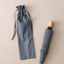 hatsutoki｜fog コットンリネン晴雨兼用傘|日傘 折畳み UVカット 防水加工